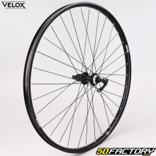 Roue arrière vélo 29" (23-622) pour cassette 9/10/11V Vélox Mach1 Klixx Disc Centerlock TLR alu noire (à blocage rapide)