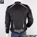 Blouson Furygan Yori homologué CE moto noir et blanc