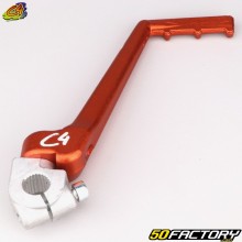 Pedal de arranque Derbi Senda,  Gilera Smt, Rcr ... V2 naranja y gris aluminio