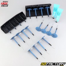 Kit de reparación de neumáticos Tubeless Minicombi AXNUMX Premium con estriberas tipo &quot;hongo&quot; Rema Tip Top  (caja de XNUMX)