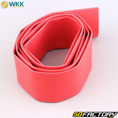 Guaina termorestringente a parete sottile Ø32-16 mm WKK rosso (1.22 metri)