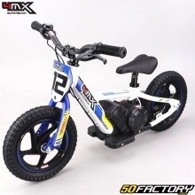 12 inch 4MX E-Fun blue and yellow electric balance bike