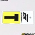 Adesivo letra T para placa BMX Forward 4 cm preto (aprovado pela FFC)