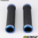 Paragon Lock-On Forward Bike Grips Black and Blue