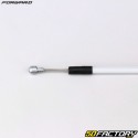 Universal stainless steel front brake cable for &quot;MTB&quot; bicycle 2.10 m Forward with white pre-lubricated sheath