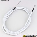 Universal stainless steel front brake cable for &quot;MTB&quot; bicycle 2.10 m Forward with white pre-lubricated sheath