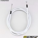 Universal stainless steel front brake cable for &quot;MTB&quot; bicycle 2.10 m Forward with white pre-lubricated sheath