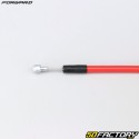 Universal stainless steel front brake cable for &quot;MTB&quot; bicycle 2.10 m Forward with red pre-lubricated sheath