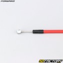 Universal stainless steel front brake cable for &quot;MTB&quot; bicycle 2.10 m Forward with red pre-lubricated sheath