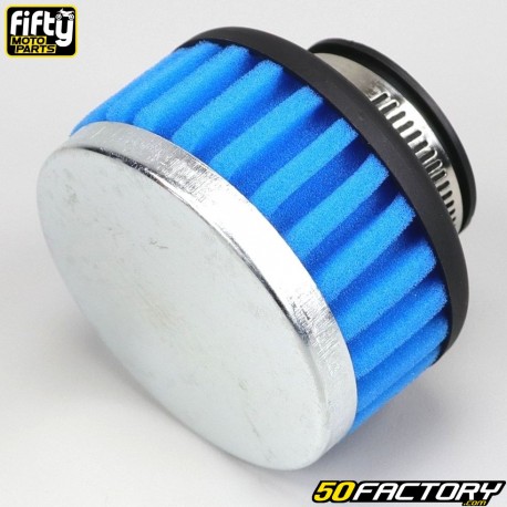 Short straight air filter Ã˜38 mm PHVA, PHBG, PHBN Blue Power Fifty