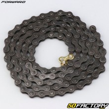 XNUMX-Gang-Fahrradkette XNUMX Glieder Forward Speedchain schwarz