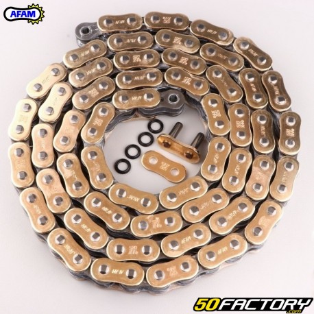 XNUMX hyper reinforced chain (O-rings) XNUMX links Afam  XHRXNUMX gold