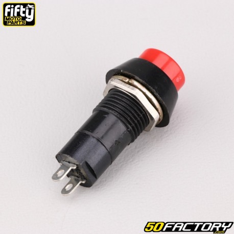 Universal Ø12 mm push button switch Fifty red