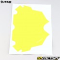 Fond de plaque vélo BMX Pride Racing Air Mini jaune