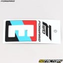 Adesivo lettera E per piastra BMX Forward 4 cm bianco (approvato FFC)