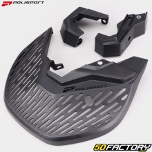 Bremsscheibenschutz vorne Honda CRF XNUMX, XNUMX R (ab XNUMX)... Polisport  schwarz