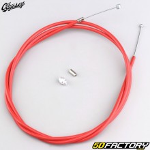 Odyssey Slic 1.30 m stainless steel rear brake cable for &quot;BMX&quot; bike with red sheath (Ø1.5 mm)