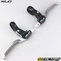 XLC black and grey bicycle brake levers (XNUMX-finger levers)