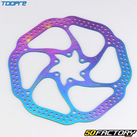 Bicycle brake disc ØXNUMX mm XNUMX holes Toopre HSXNUMX Neo-chrome