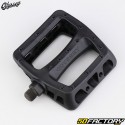 Plastic flat pedals for Odyssey bike Twisted PC black 101x99 mm