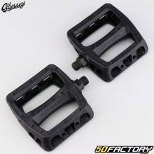 Plastic flat pedals for Odyssey bike Twisted PC black 101x99 mm