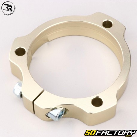 Casquillo de rodamiento XNUMX agujeros ØXNUMX x XNUMX-XNUMX mm aluminio karting Righetti Ridolfi plata