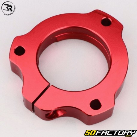 Casquillo de rodamiento XNUMX agujeros ØXNUMX x XNUMX mm aluminio karting Righetti Ridolfi rojo