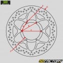 Rear brake disc Kawasaki KLR 650 (2008 - 2018) Ø240 mm wave NG Brakes