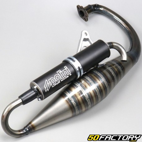 Exhaust Polini FOR RACE 4 Minarelli vertical MBK Booster,  Yamaha Bw&#39;s ...