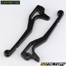 Brake levers MBK Nitro,  Yamaha Aerox 50, 100 (1998 - 2012) Carenzi Black