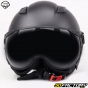 Casco jet Vito Lavori negro mate (ECE XNUMX)