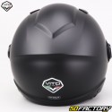 Casco jet Vito Lavori negro mate (ECE XNUMX)