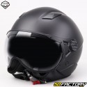 Casco jet Vito Lavori negro mate (ECE XNUMX)