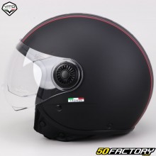 Vito Loreto Fashion jet helmet matt black (ECE 22.06)