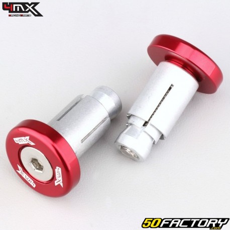 4MX Handlebar Ends Factory 2.0 red