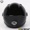 Casco jet Vito Uno negro brillante (ECE XNUMX)