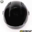 Casco jet Vito Uno negro brillante (ECE XNUMX)