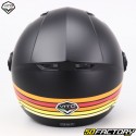 Casque jet Vito Moda Retro Designo noir mat (ECE 22.06)