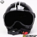 Vito Moda jet helmet glossy black (ECE 22.06)