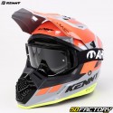 Helmet cross  child Kenny Track  orange and gray