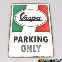 Plakette dekorativ Vespa Parkplatz nur 20x30 cm