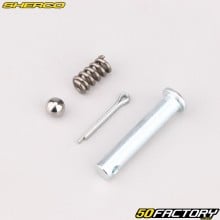 Rear footrest axle and spring Sherco SM-R, SE-R 50 (since 2021)