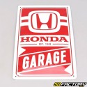 Placa decorativa Honda Garage 20x30 cm