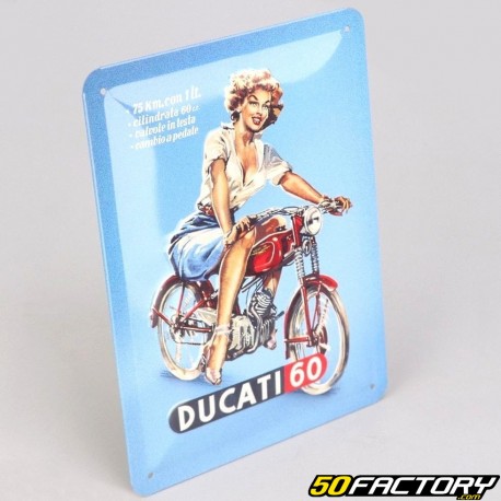 Plato decorativo Ducati 60 15x20 cm