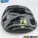 Children&#39;s bicycle helmet Polisport Cool Rabbit black and gray