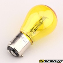 Headlight bulb BAX15D 6V 15/15W yellow