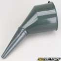 Angled plastic funnel Ø130 mm gray