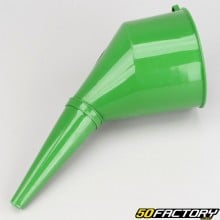 Plastic funnel angled Ø130 mm green