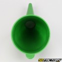 Plastic funnel angled Ø130 mm green