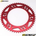 Rear sprocket 53 aluminum teeth 420 Fantic XE, XM... Doppler red